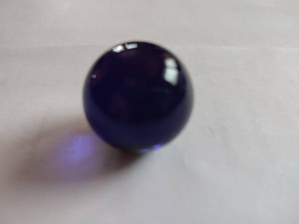 Blue, deep dark, polished 25mm